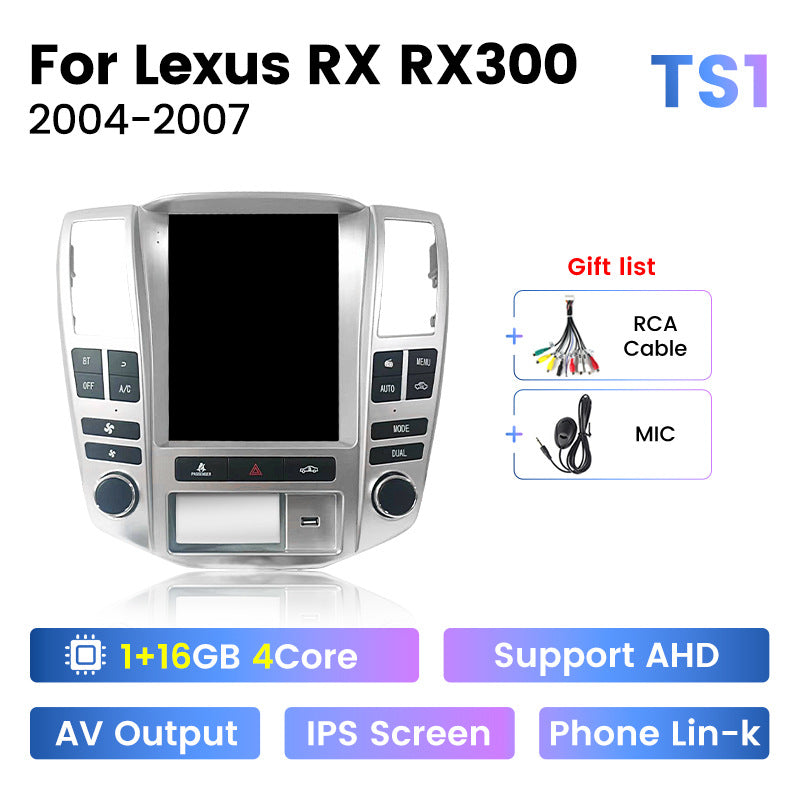 Suitable for lexus rx300 330 350 rx400 450 lexus rx vertical screen android navigator