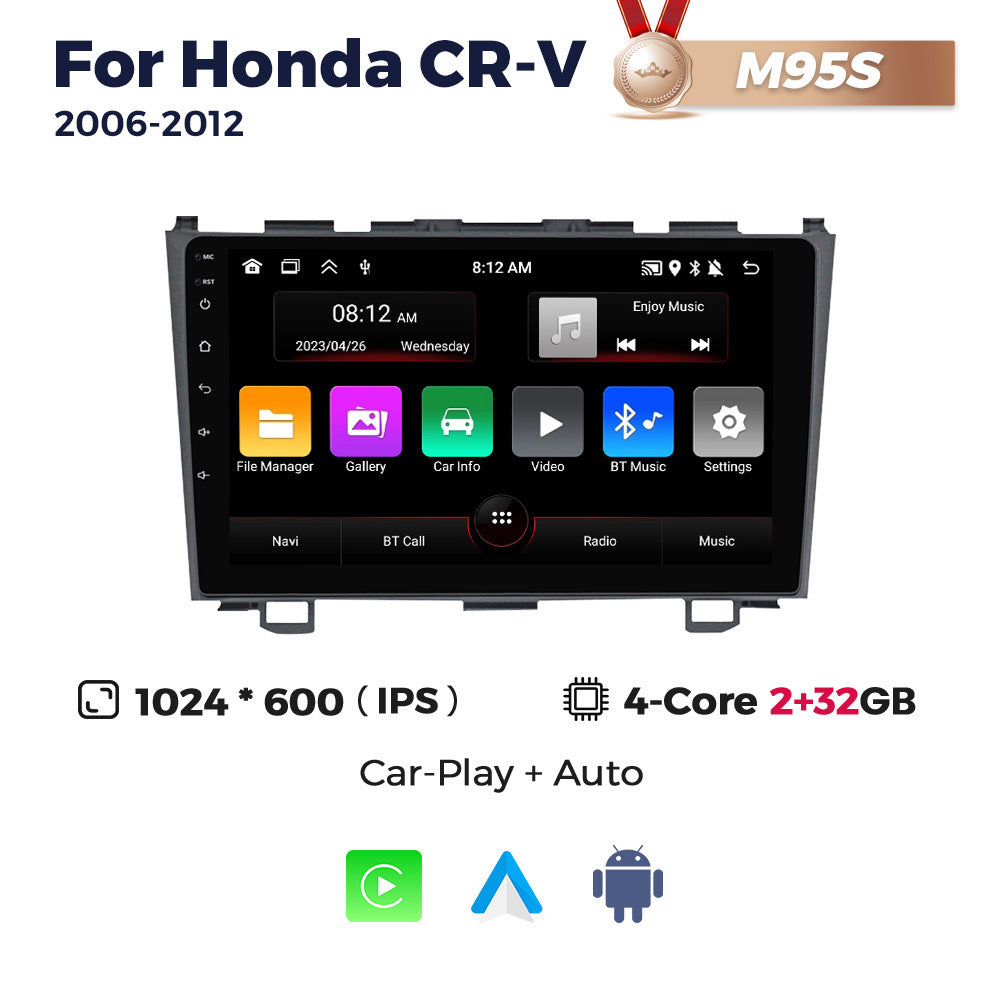 Suitable for 06-11 honda crv honda cr-v car large screen central control android navigation wireless carplay