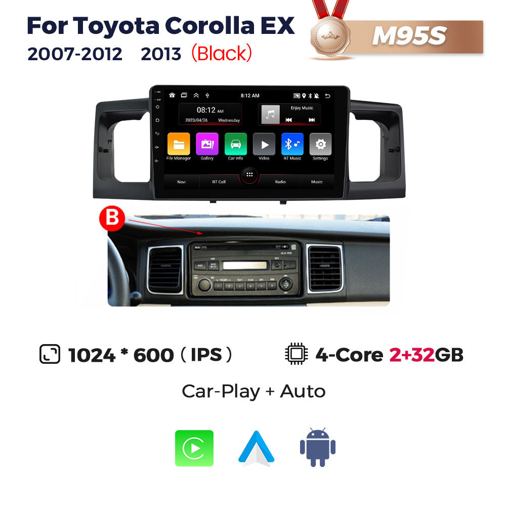 Suitable for toyota corolla ex 2007-2012 toyota corolla car android central control navigator