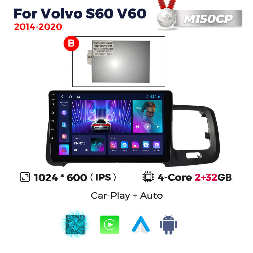 Suitable for volvo 2011-2020 volvo s60 v60 android large screen car navigation wireless carplay