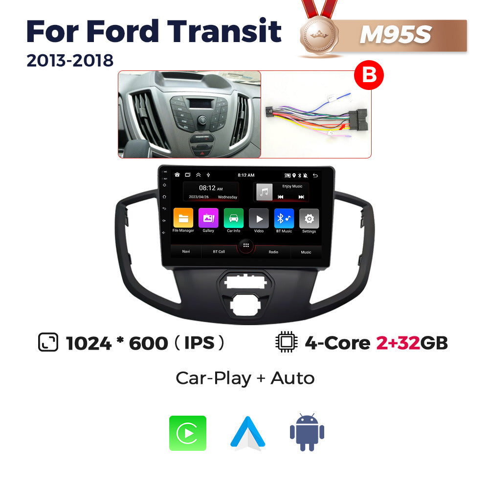 Suitable for ford transit 2013-2018 ford transit ab two android car central control navigators