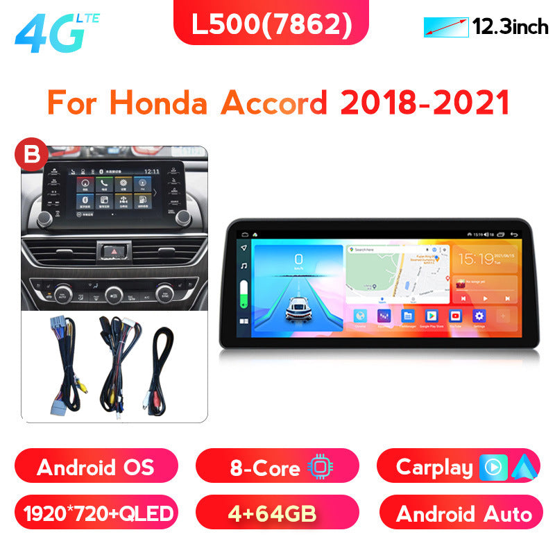 Suitable for honda accord 10th generation (high-end trim) with dual system functionality - accord 10 android head-up display navigation