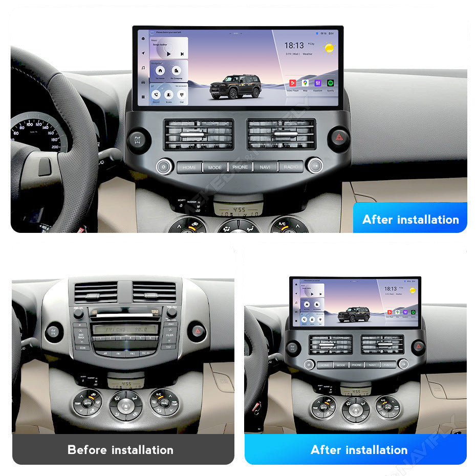 Suitable for toyota rav4 2007-2011 toyota tav4 12.3inch android vertical screen smart navigator