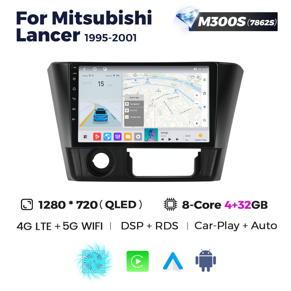 Applicable to Mitsubishi Lancer 1999-2001 Android large screen central control navigation radio Bluetooth Carplay