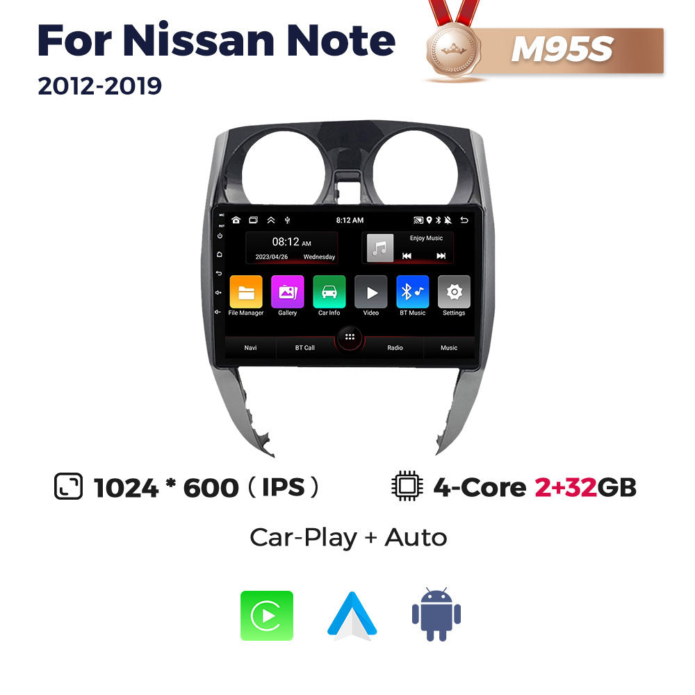 Suitable for nissan note 2012-2019 nissan sunny car android smart navigator carplay