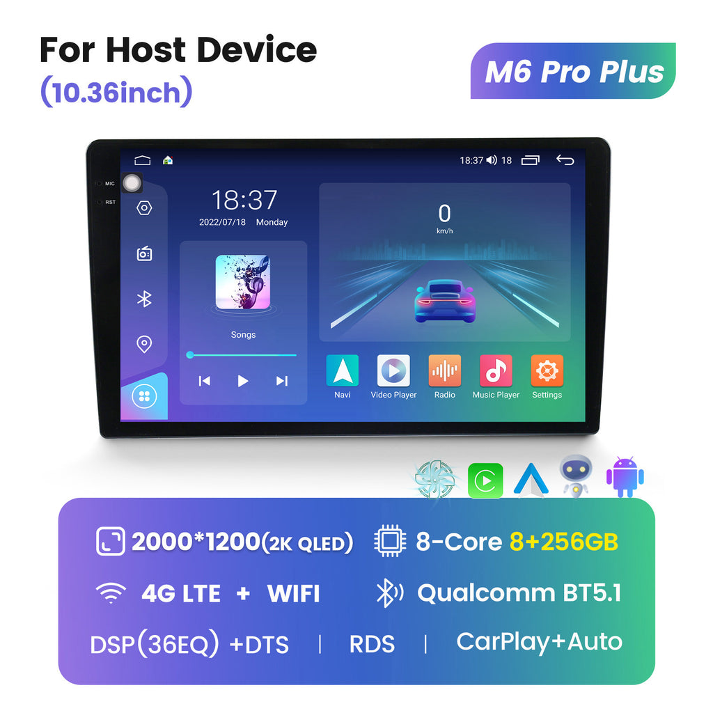 Suitable for 2k resolution 9.5inch / 10.36inch classy car android navigator fitting screen host 7862s