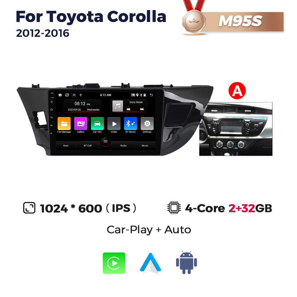 Suitable for toyota corolla 2012-2016 toyota corolla ralink android car smart navigation