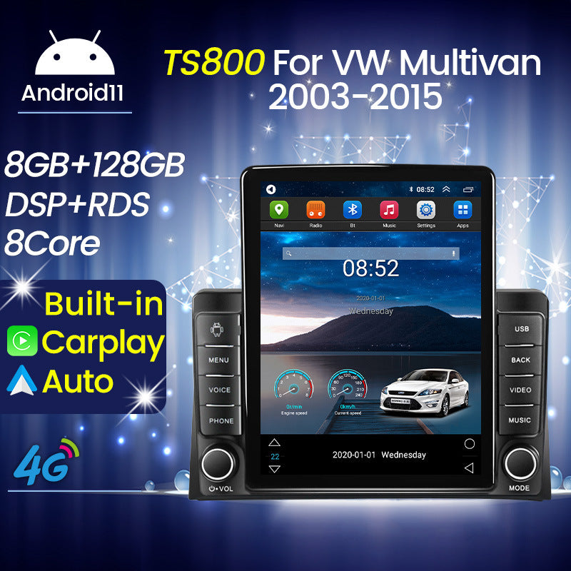 Apply to vw multivan vertical screen android navigator wireless carplay