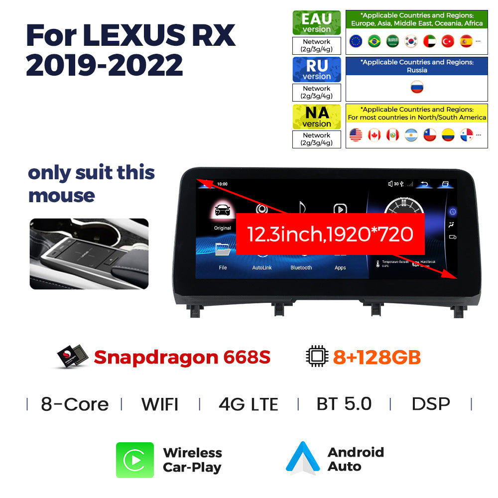 Suitable for lexus rx 2019-2022 lexus rx new arrival original car upgraded large screen android navigator