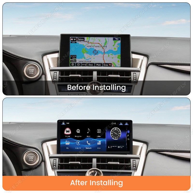 Suitable for lexus nx200 300 2014-2020 lexus nx restoration large screen android navigator