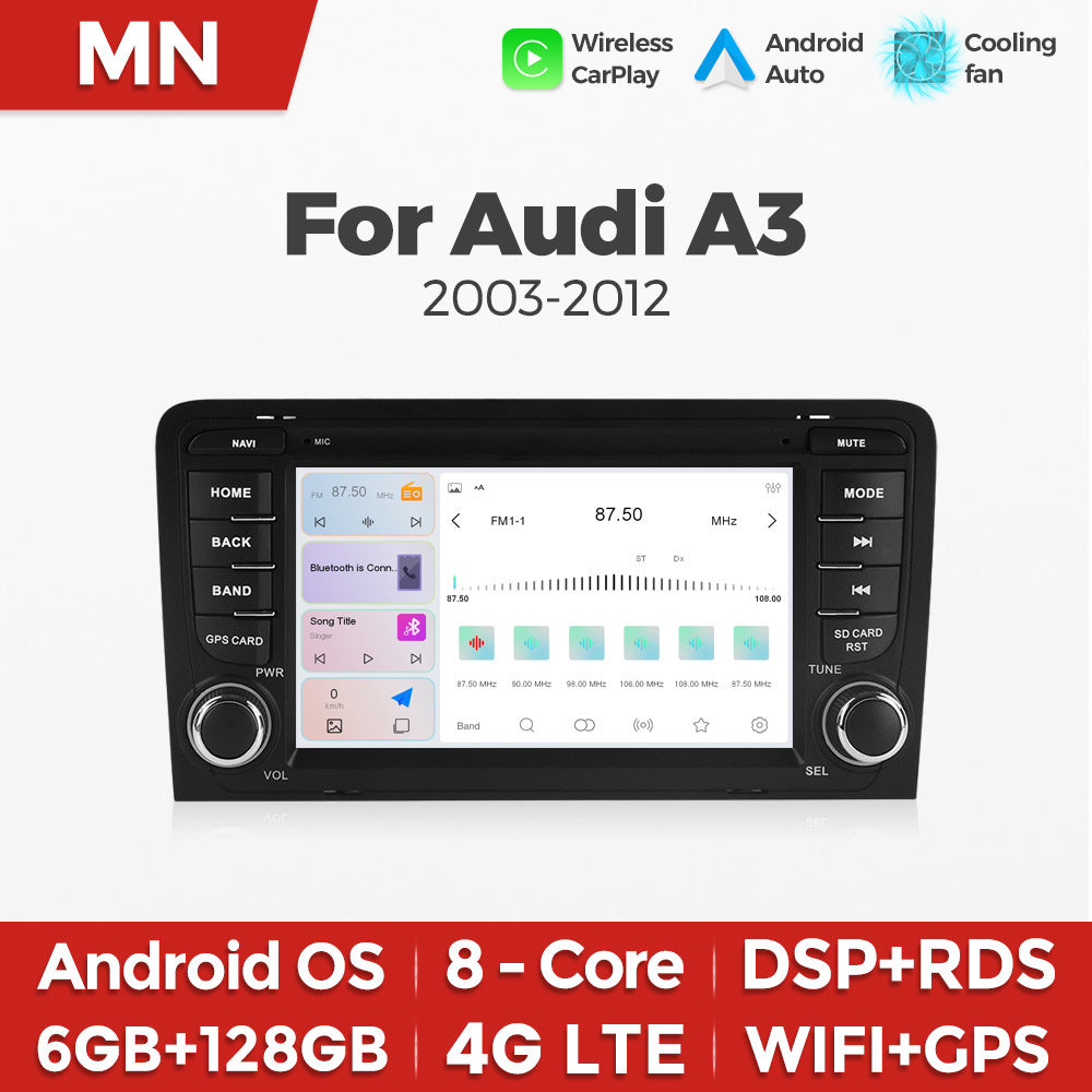 Suitable for audi a3 2003-2012, original car style button android smart navigation system