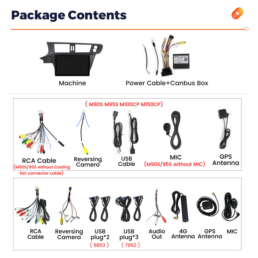 Compatible with Citroën C3-XR 10-15 Android Large Screen Central Control Navigation Radio 8+256GB
