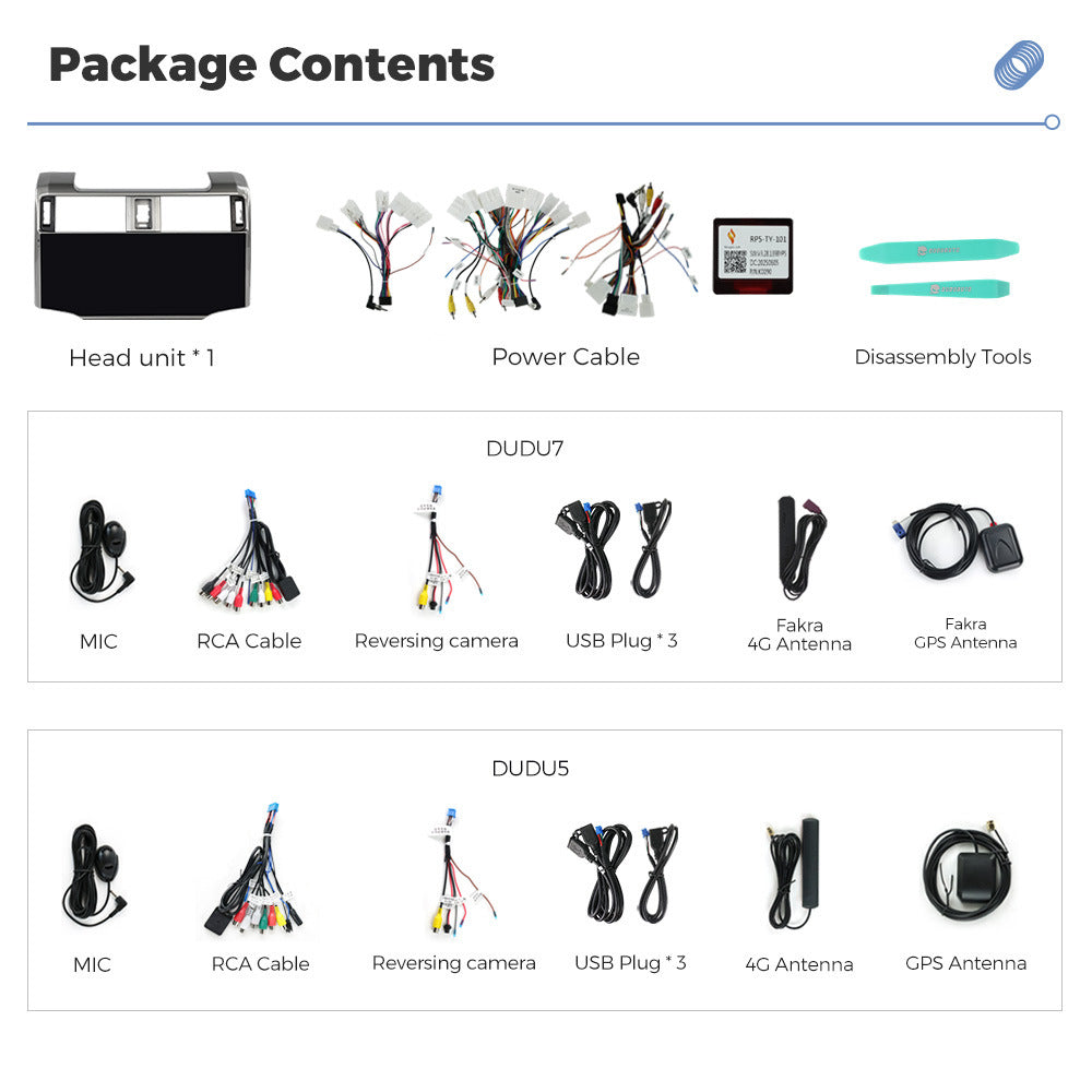 Suitable for intelligent car android player toyota 4runner super