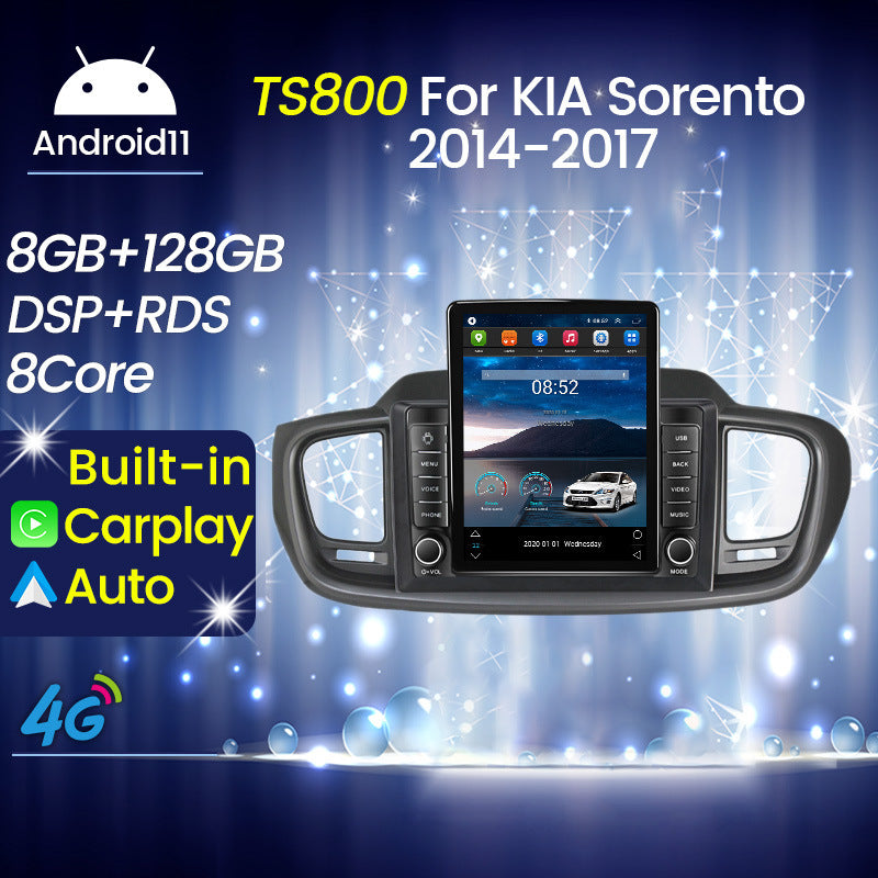 Suitable for kia sorento vertical screen android navigator/left-hand drive button stone monument machine