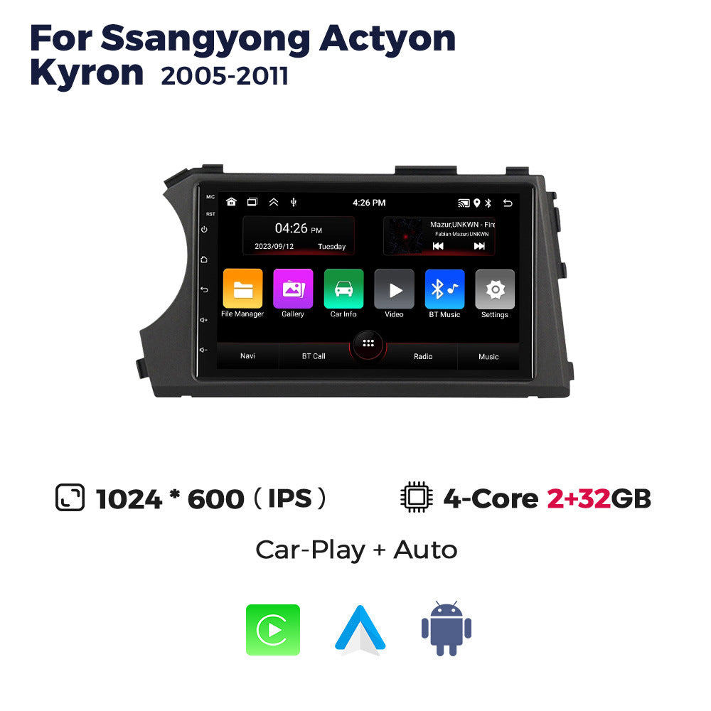 Suitable for ssangyong kyron actyon 2005-2011 ssangyong famous aiten android navigator