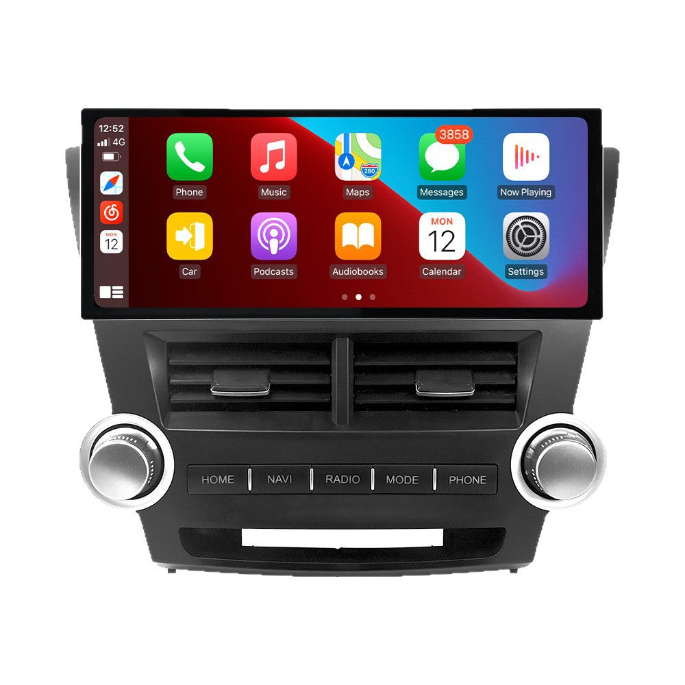 Suitable for toyota highlander 2009-2014 highlander 12.3inch android vertical screen navigator