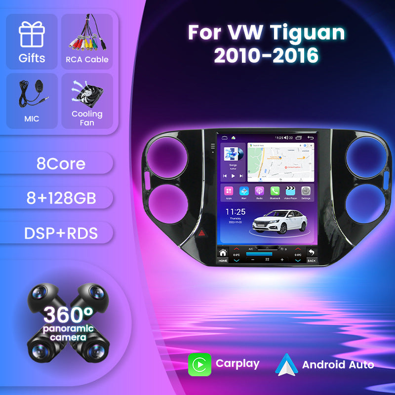 Suitable for 2010-2016 tiguan volkswagen vertical screen android navigation head unit with wireless carplay