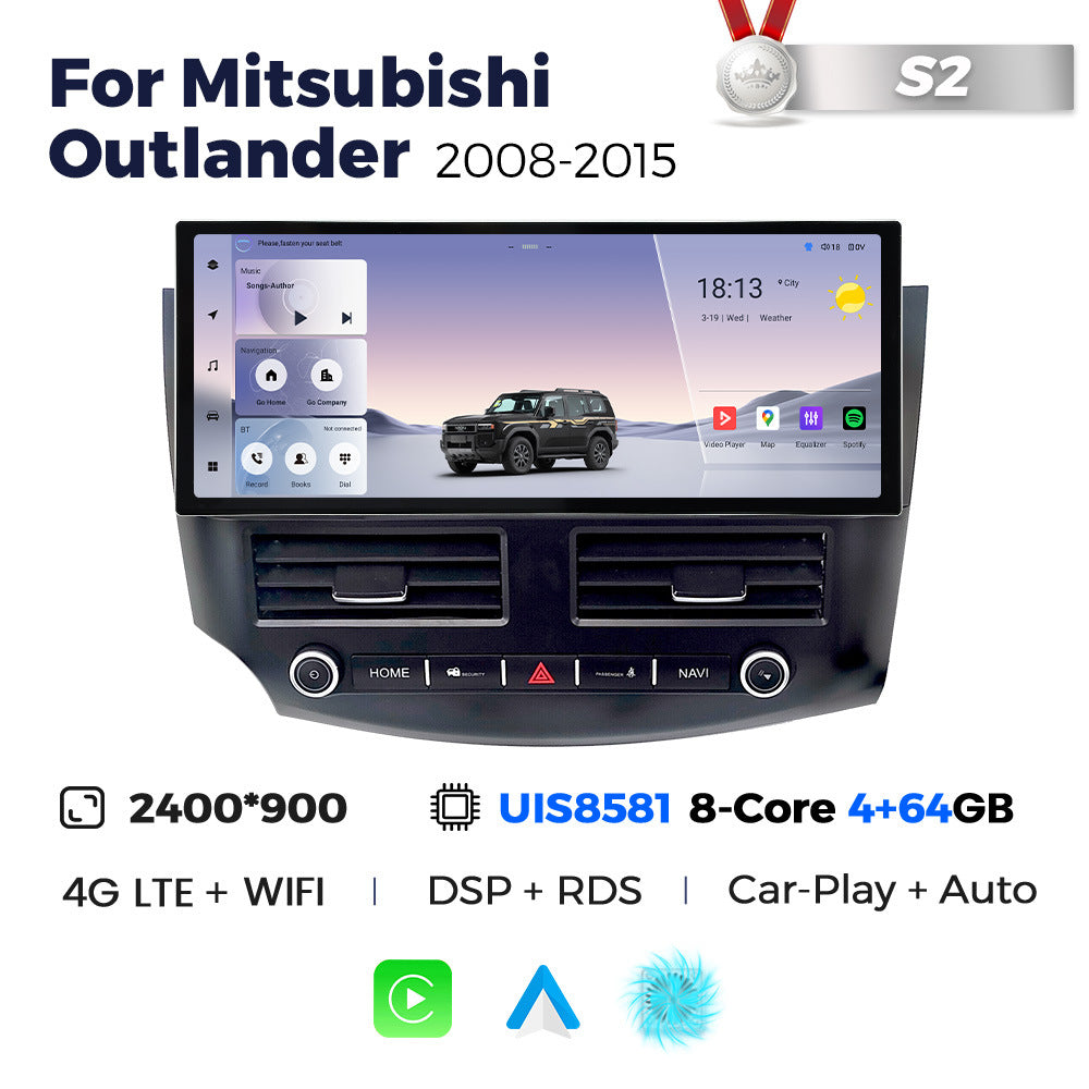 Suitable for mitsubishi outlander 2008-2012 mitsubishi outlander 12.3inch android car