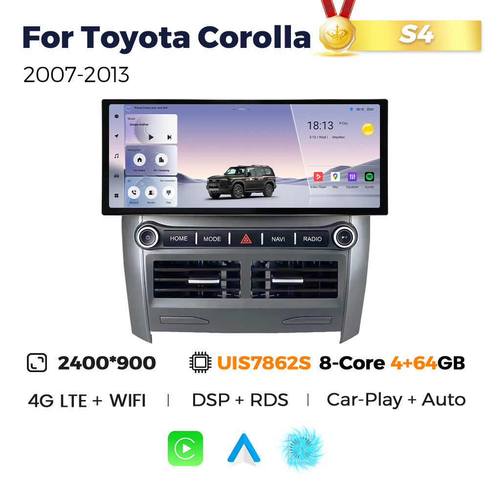 Suitable for toyota corolla 2007 - 2013 toyota corolla 12.3inch android vertical screen navigation