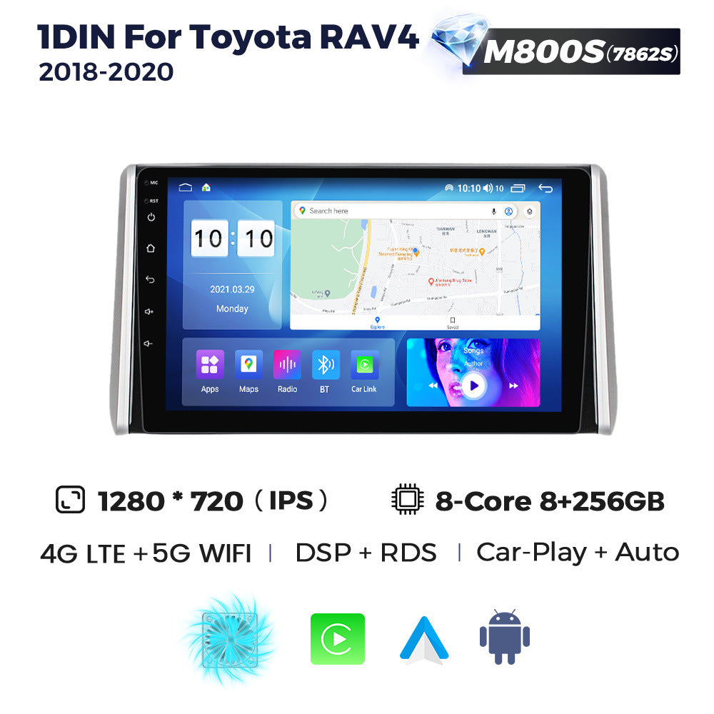 Suitable for 1din toyota rav4 2018-2020 toyota rav4 android car smart central control navigator