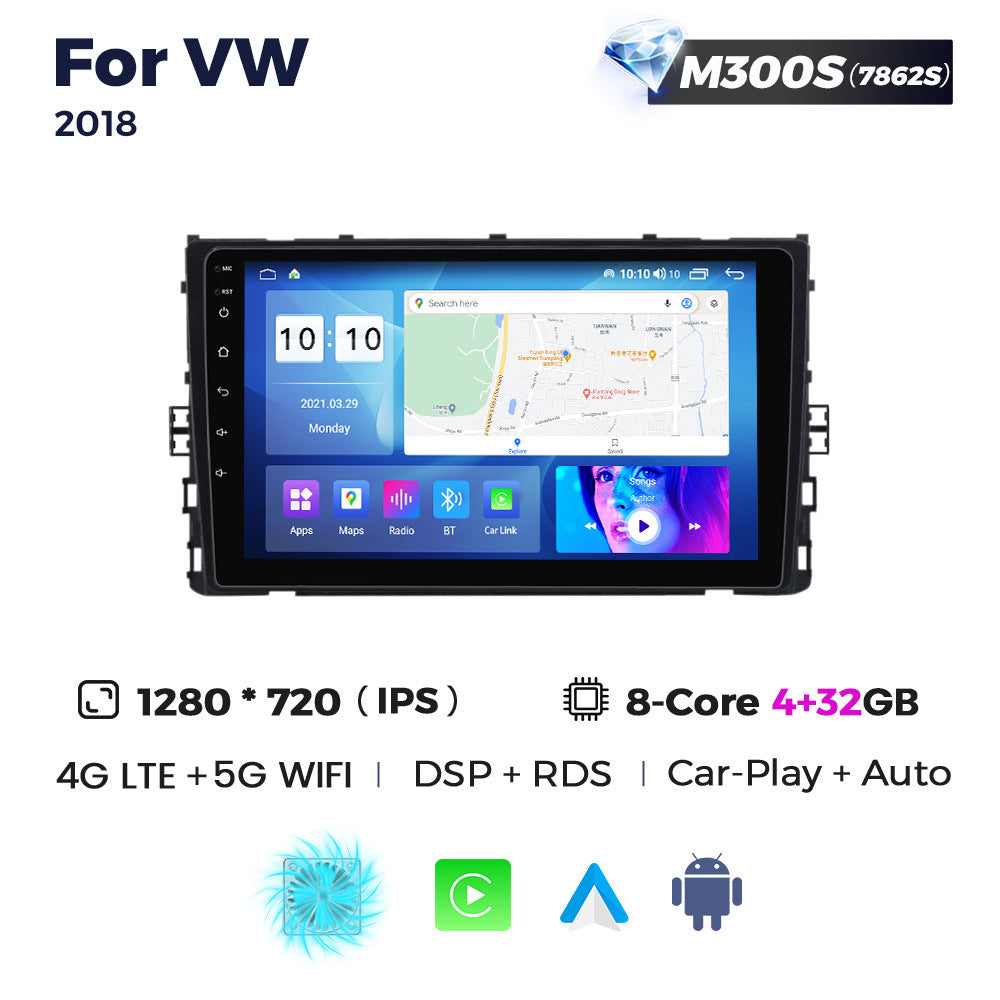 Suitable for new volkswagen universal vw 2018 polo golf 9inch android large screen car smart navigation system