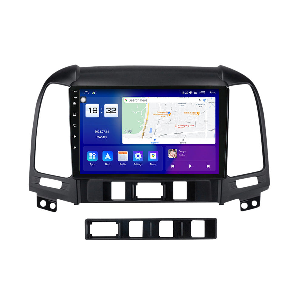 Compatible with Hyundai Santa Fe 06-12 model modified Android large screen central control car navigation M6Pro