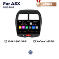 Suitable for 2013 mitsubishi asx, peugeot 4008, and citroen c4 android head units with large screens