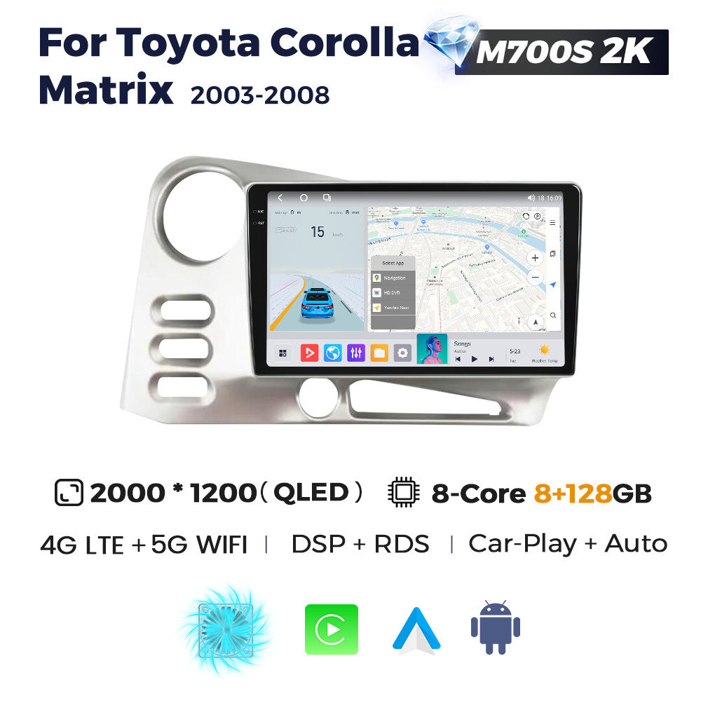 Suitable for toyota corolla matrix 2003-2008 toyota smart android car navigator