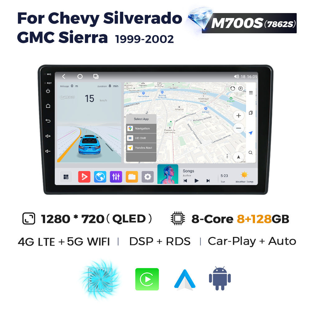 Suitable for silverado 1999-2002 chevy silverado gmc sierra android car navigation