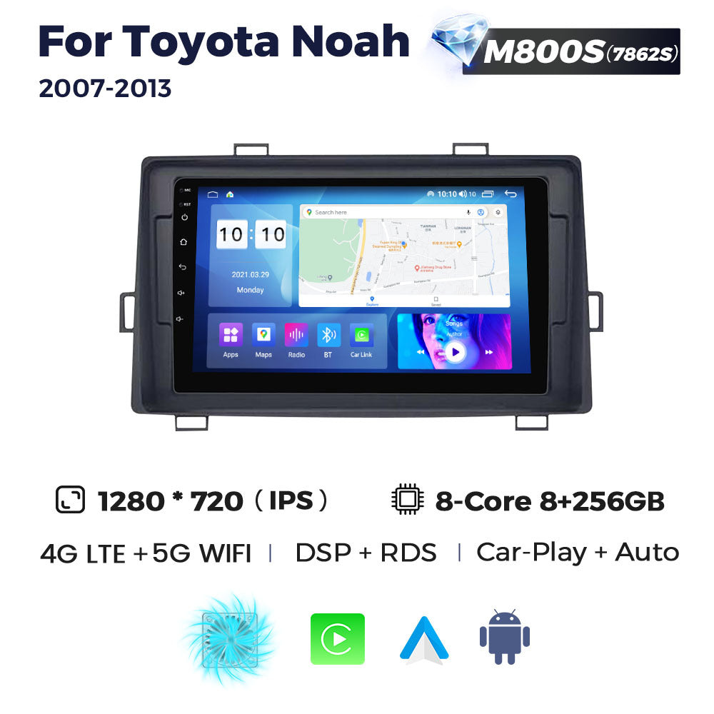 Suitable for toyota noah 2007-2013 imported toyota voxy car large screen android navigation motherboard