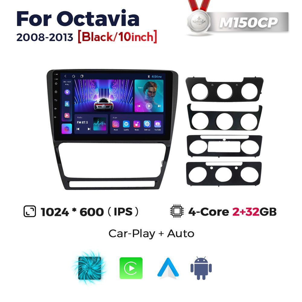 Suitable for skoda octavia android large screen car navigation wireless carplay