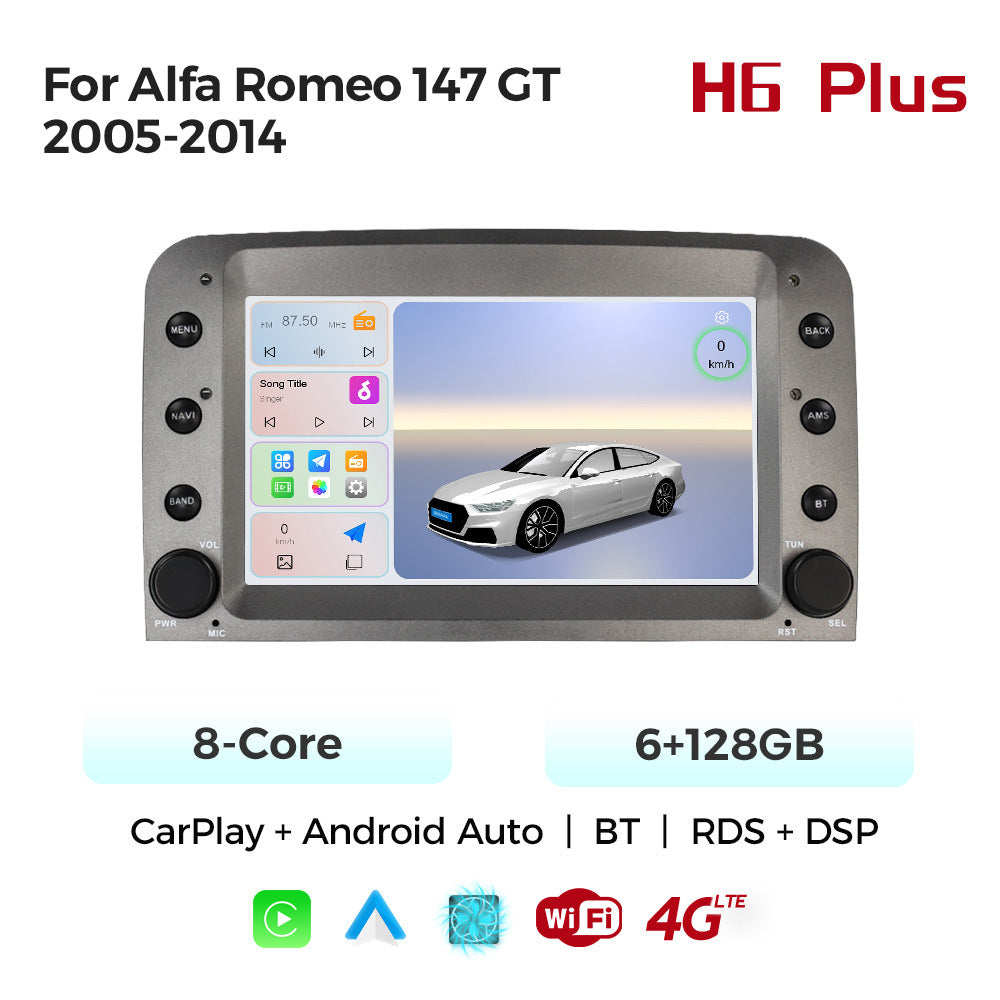 For alfa romeo 147 gt 2005-2014alfa romeo android smart navigator 7"