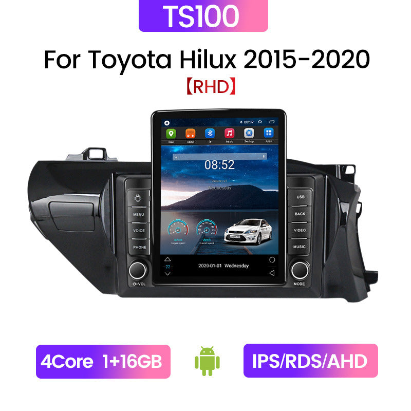 Suitable for toyota hilux 2015-2020 toyota hilux runner android navigation stone tablet