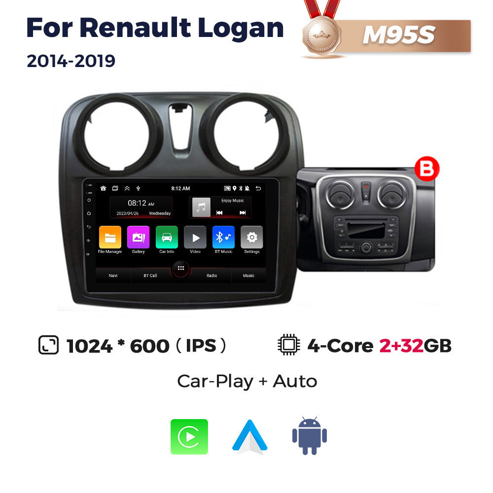 Suitable for renault logan sandero/symbol 2014-2019 renault logan android navigation