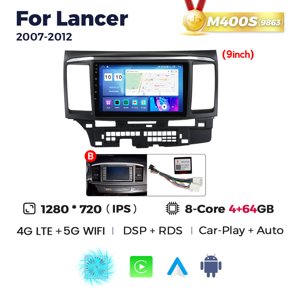 Suitable for mitsubishi lancer 2007-2012 mitsubishi lancer wing god car android navigator