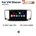 Suitable for vw sharan 2012-2018 volkswagen sharan android car navigation wireless carplay