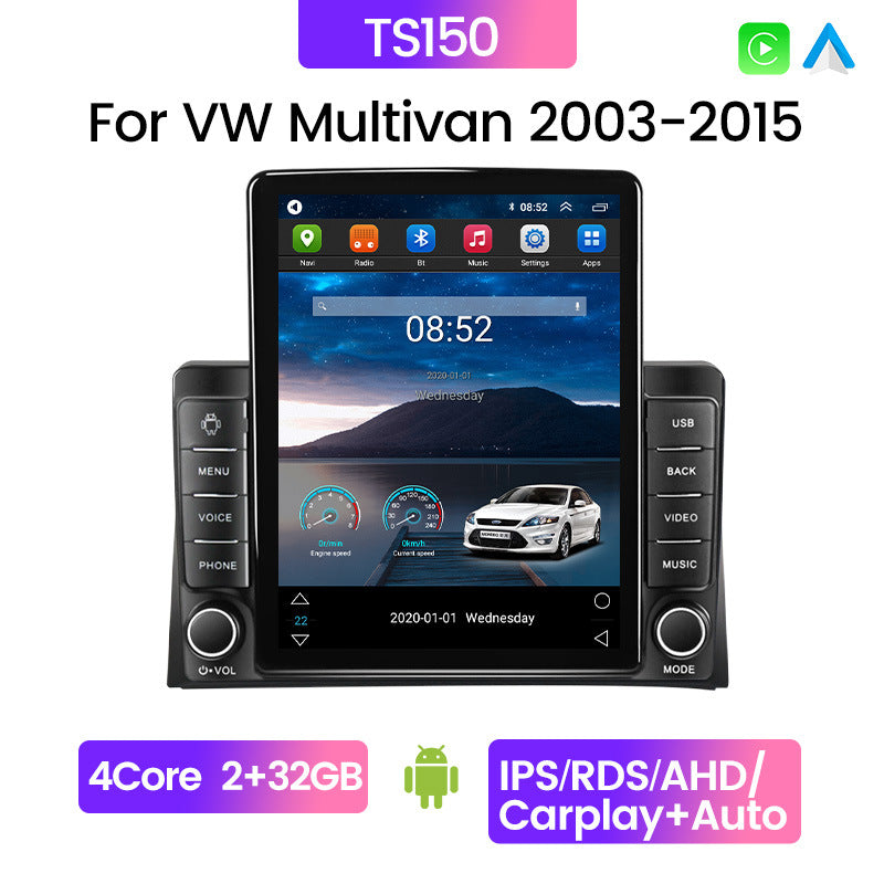 Apply to vw multivan vertical screen android navigator wireless carplay