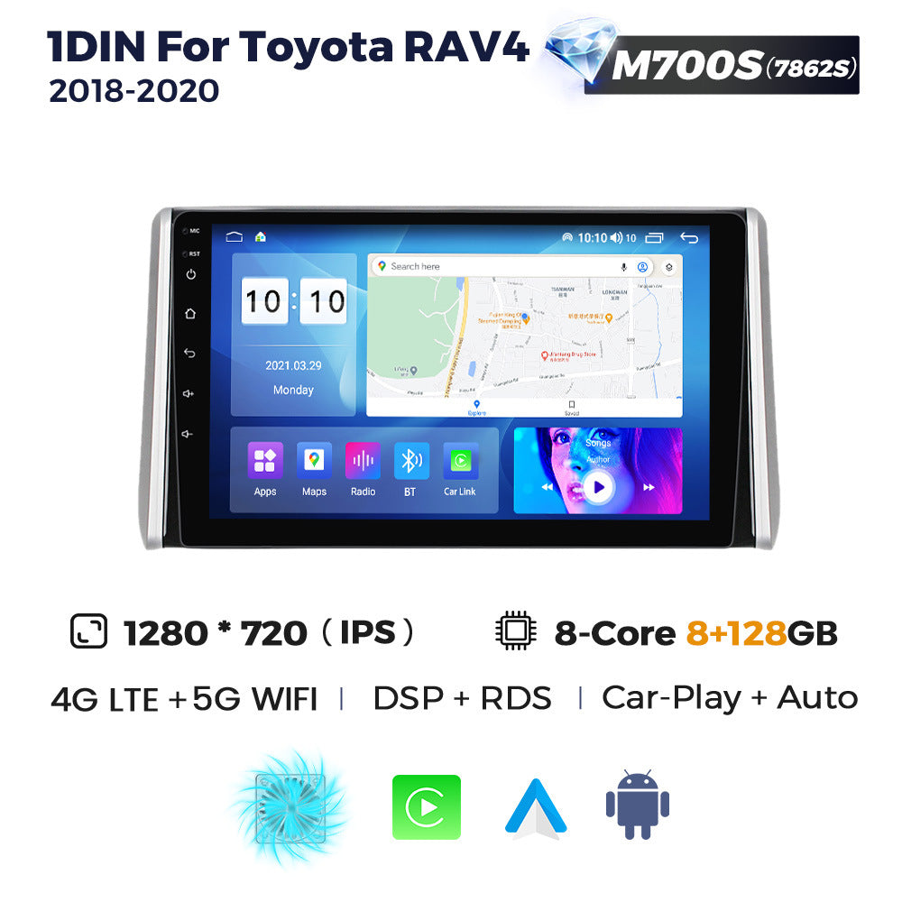 Suitable for 1din toyota rav4 2018-2020 toyota rav4 android car smart central control navigator