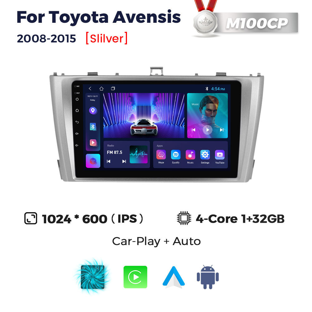 Applicable to Toyota Avensis 2008-2015 Android large screen central control navigation 8 + 256G