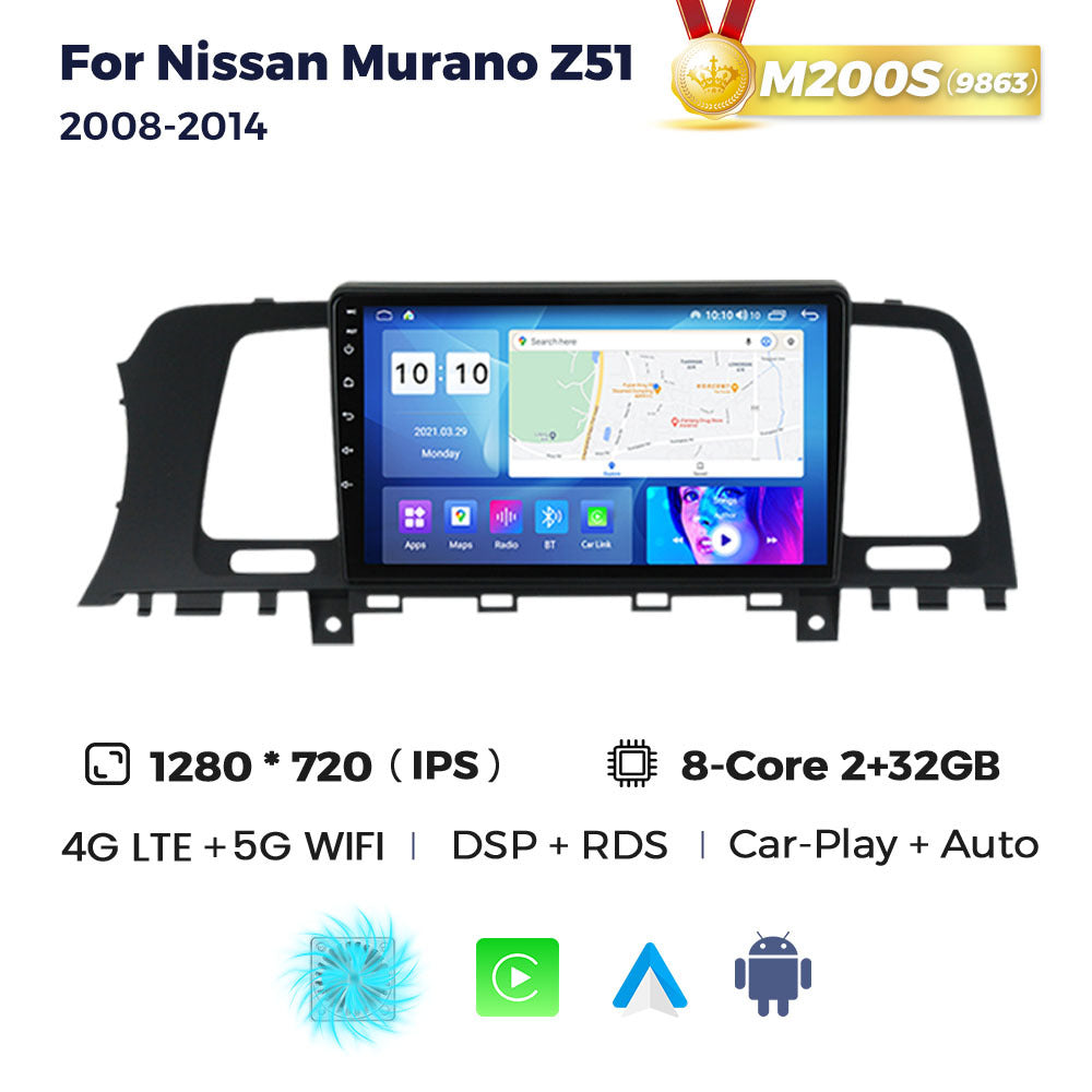 Suitable for nissan murano z51 2008-2014 nissan murano car smart android navigator