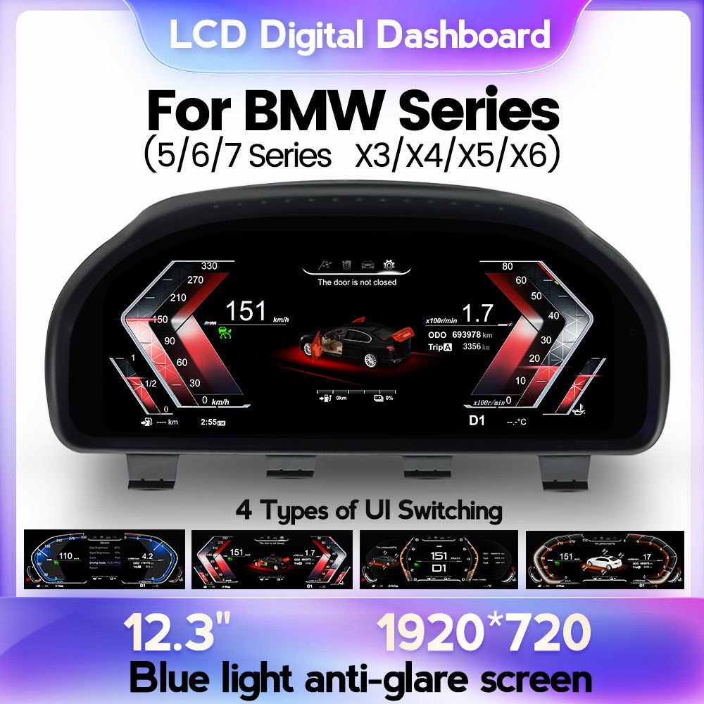 Suitable for bmw bmw gt-f07 f01 f10 f06f15 f25 f26f16 lcd instrument display