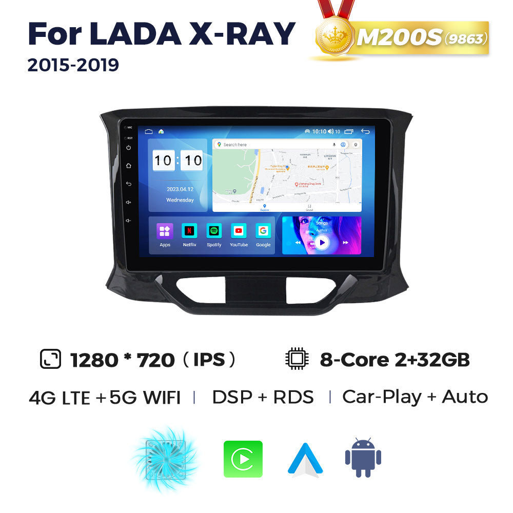 Suitable for 2015-2019 lada x-ray car android central control gps navigation/smart carplay
