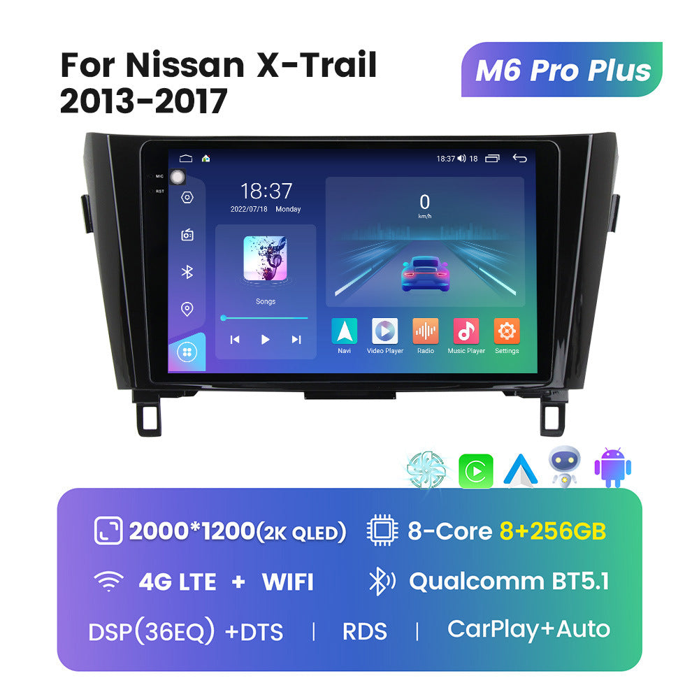 Suitable for Nissan Qijun X-trail 13-17 modified Android large-screen central control car machine navigation M6Pro