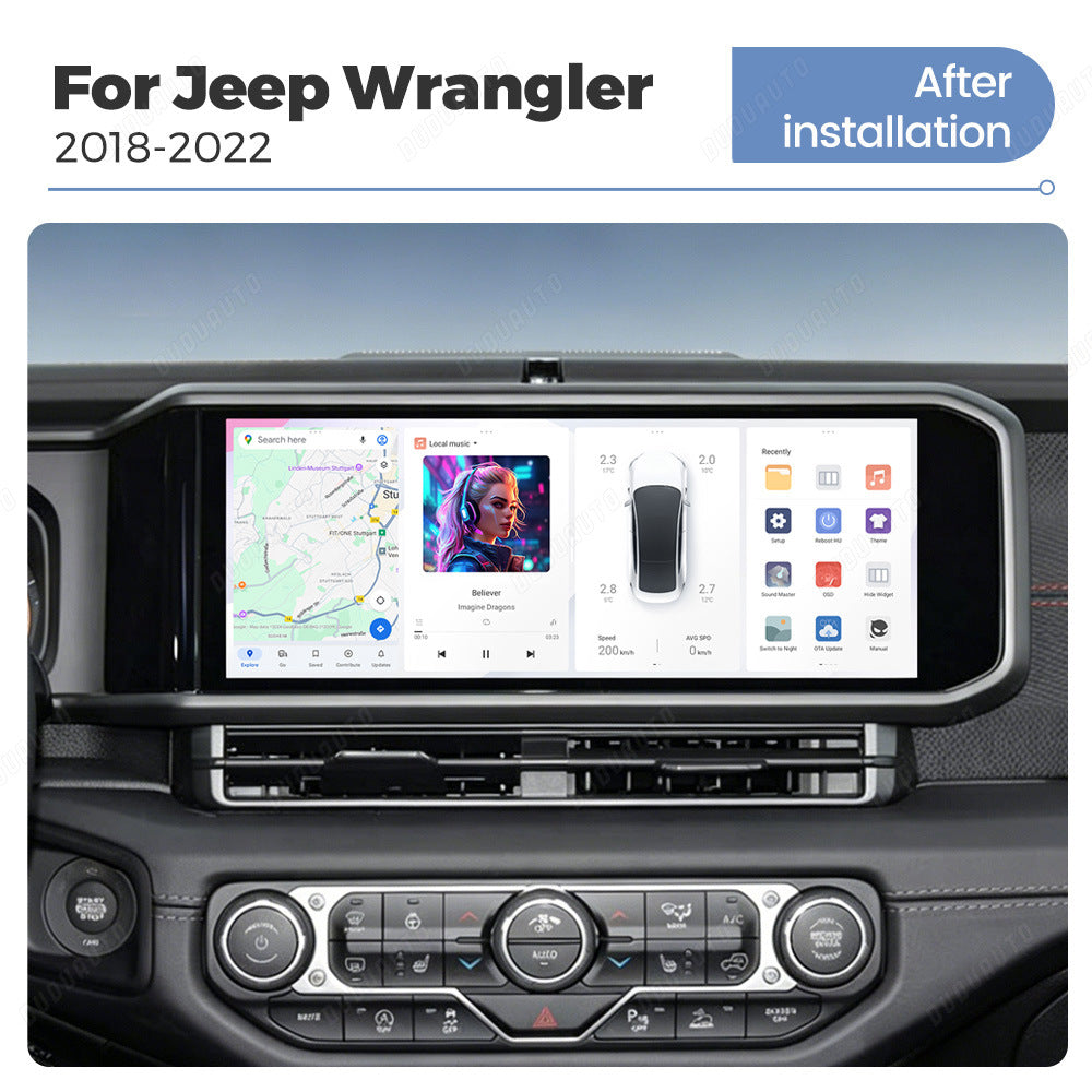 Suitable for jeep wrangler old to new upgrade 18-23 jeep wrangler dudu7