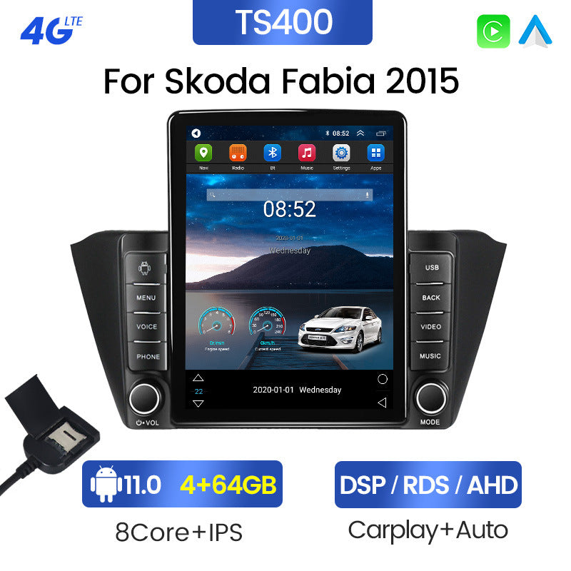 Suitable for skoda fabia 2015 skoda fabia vertical screen android navigator carplay