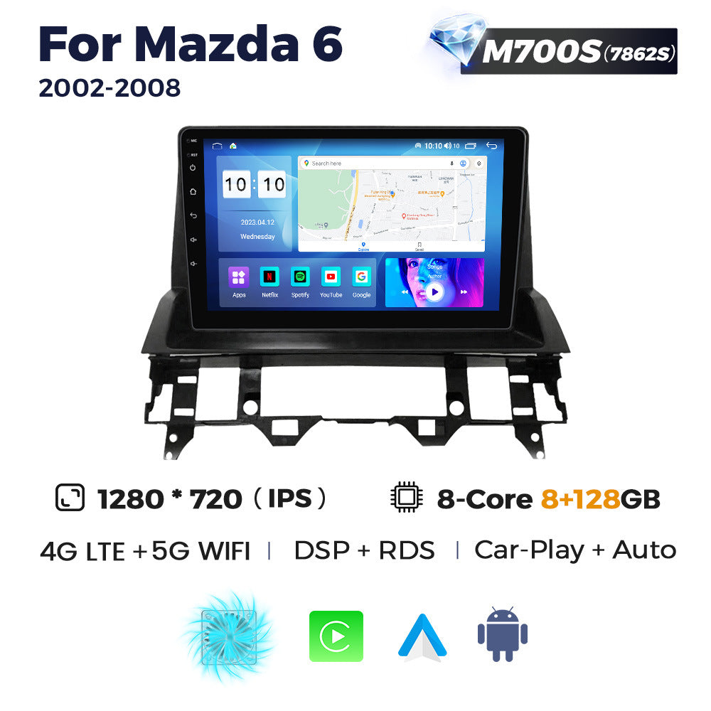 Suitable for mazda 6 mazda 6 2002-2008 mazda 6 top-mounted car large-screen android navigator