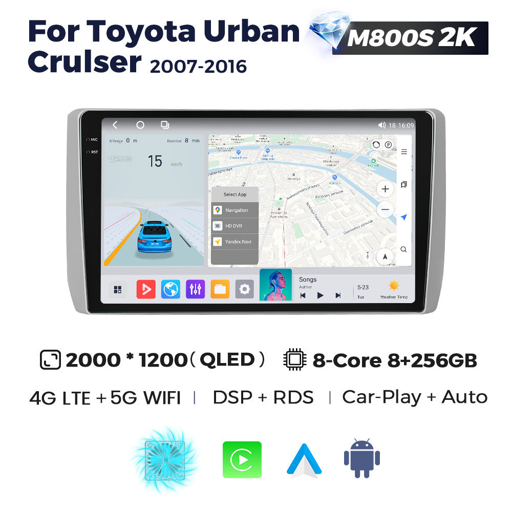 Suitable for toyota urban cruiser 2007-2016 toyota suv android car smart navigation