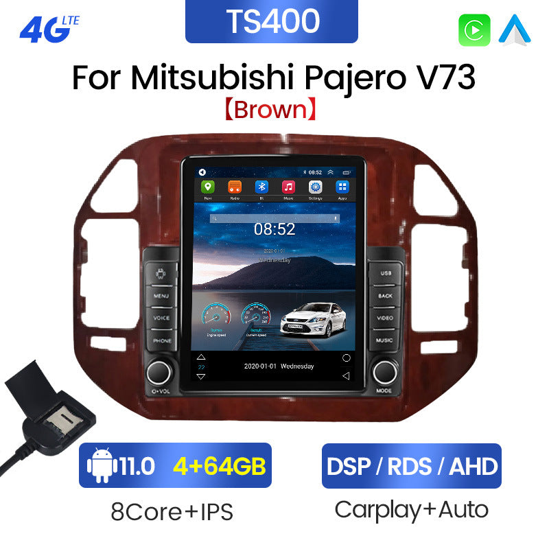 Suitable for mitsubishi pajero v73 vertical screen car android navigator stone monument machine