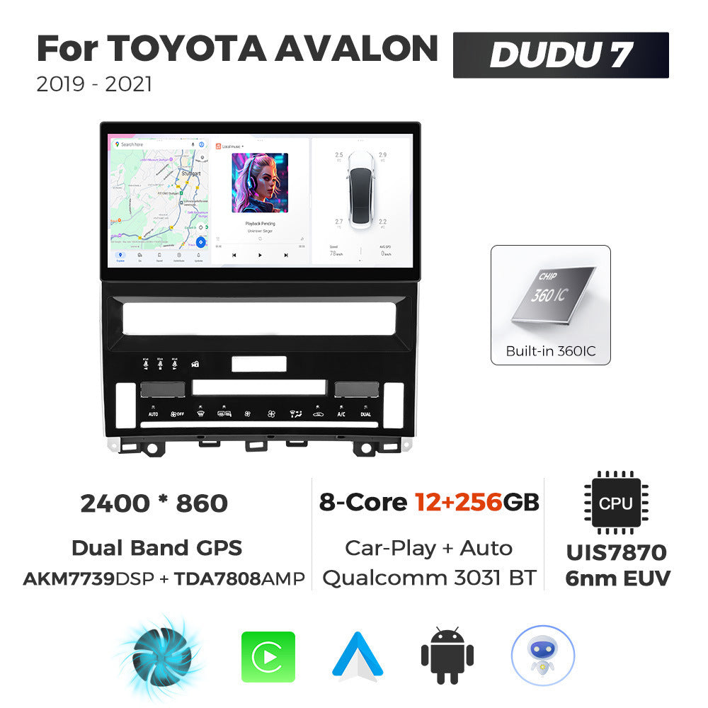 Suitable for toyota avalon 2019-2022 toyota asia dragon 12inch private model dudu android navigation