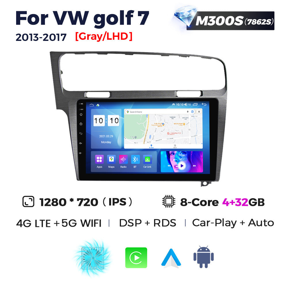 Suitable for left and right peptides vw golf 7 2013-2017 volkswagen golf seven car android large screen navigation